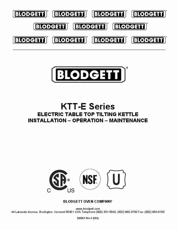 Blodgett Hot Beverage Maker KTT-E Series-page_pdf